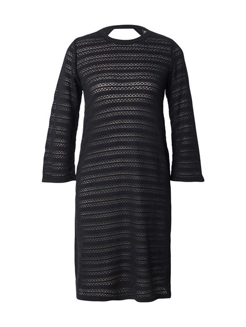 PIECES Strikkjole 'PCTAGDA'  sort