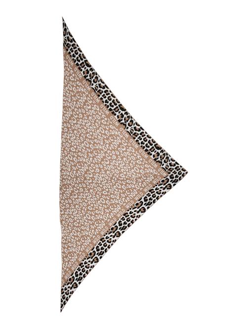 Zwillingsherz Tørklæde  karamel / brokade / sort / hvid