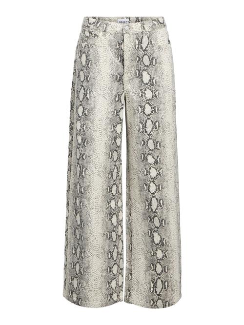 OBJECT Jeans 'OBJWESTI'  mørkebeige / lysegrå / hvid