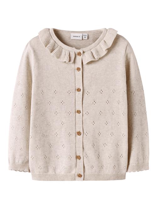 NAME IT Strik Cardigan Diame Peyote Melange
