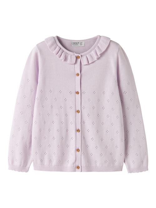 NAME IT Strik Cardigan Diame Lavender Fog