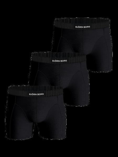 Björn Borg Organic Cotton Stretch Boxers 3-pack Sort, M