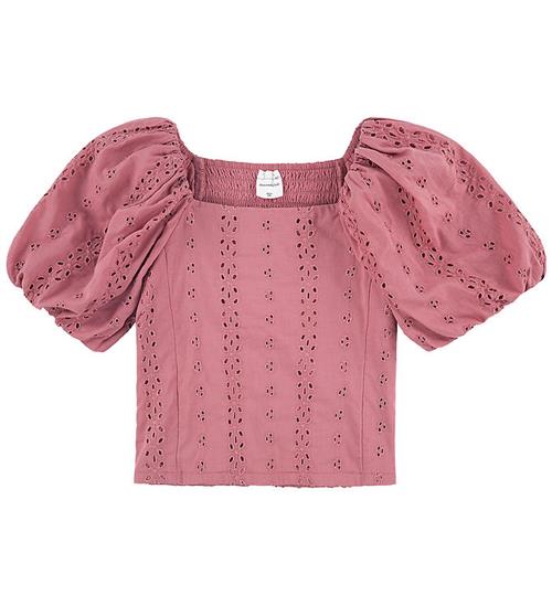 Abercrombie & Fitch Bluse - Eyelet - Mesa Rose