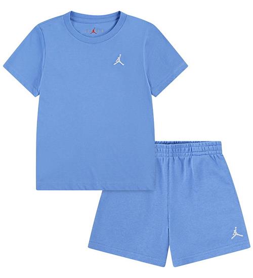 Jordan Sæt - T-shirt/Sweatshorts - University Blue
