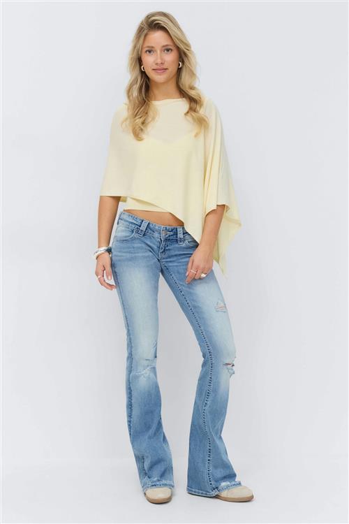 Gina Tricot - 14+ too messy flare jeans - flare jeans - Blå - M - Dame