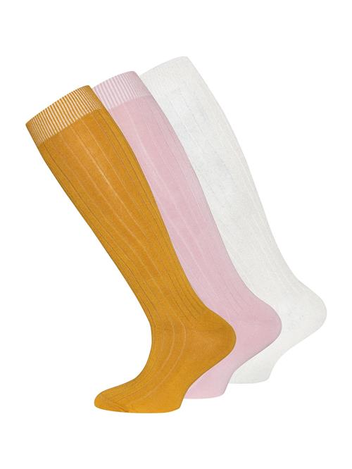 EWERS Sokker  beige / gylden gul / lys pink