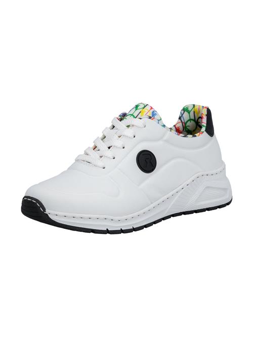 Rieker Sneaker low  mørkelilla / rød / sort / hvid