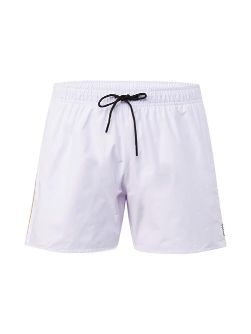 BOSS Badeshorts 'Ionic'  rød / sort / hvid