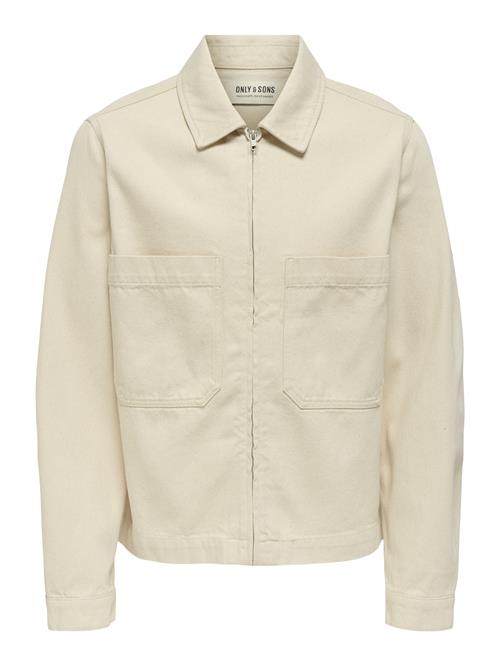 Only & Sons Overgangsjakke 'ONSCasse'  creme