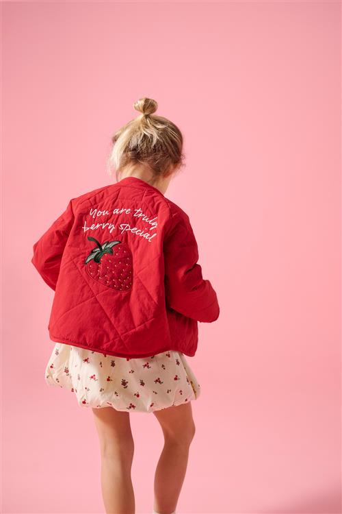 ONLY KIDS Quilted Jakke Rosalina Barbados Cherry