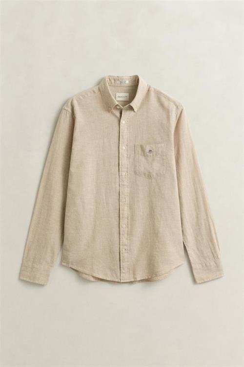 REG COTTON LINEN SHIRT