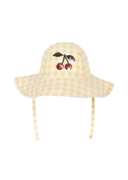 Konges Sløjd Etta Badehætte Banana Almond Check  Banana Almond Check 2-4 Y  Gul  2-4 år  kvinde