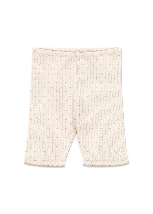 Konges Sløjd GOTS Minnie Korte Leggings Minnie Coeur  Minnie Coeur 7-8 Y  Hvid  7-8 år  kvinde