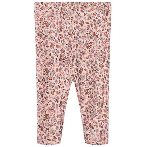Wheat GOTS Jules Blomstrede Baby-leggings Pale Rose 92 cm  Lyserød  92 cm  kvinde