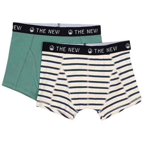 The New GOTS Boxershorts 2-pak Bottle Green Bottle Green 9-10 Y  Grøn  9-10 år  mand