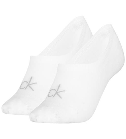 Calvin Klein Footies - High Cut - 2-pak - Hvid
