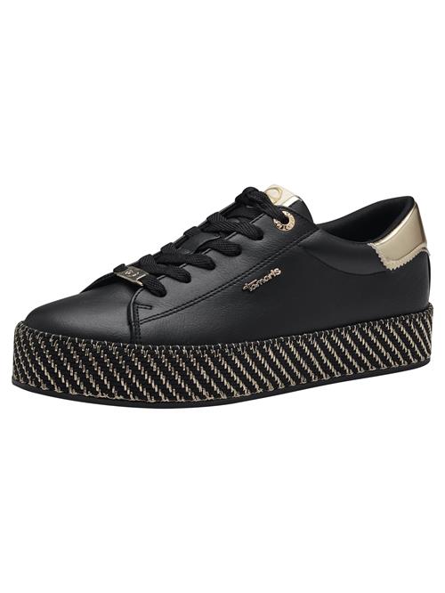 Tamaris Sneaker low  guld / sort