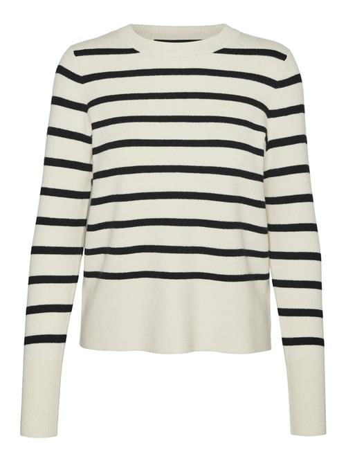 VERO MODA Pullover 'VMSaba'  beige / sort