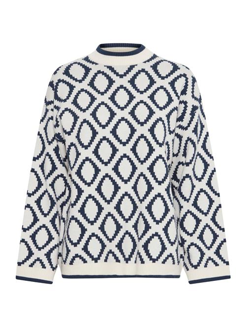 b.young Pullover  beige / mørkeblå / røggrå