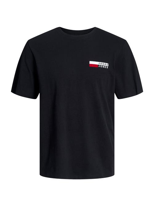 JACK & JONES Bluser & t-shirts  cranberry / sort / hvid