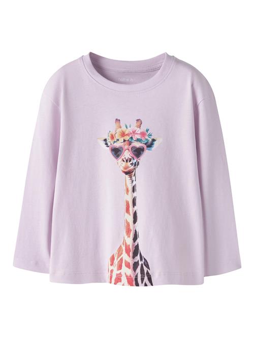 NAME IT Bluse Votea Lavender Fog Giraffe
