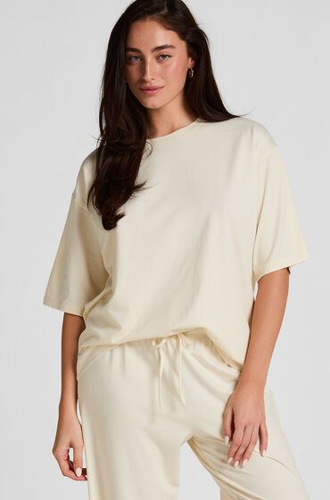 Hunkemöller Pyjama Top Loose Hvid