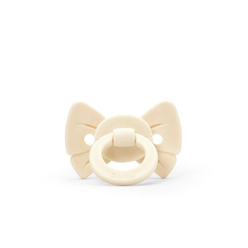 Elodie Binky Bow Sut I Silikone Til Nyfødte 0-6M Oat White  Oat White-OS  Hvid  One Size  unisex
