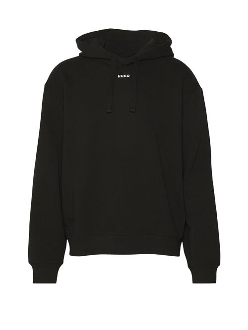 HUGO Sweatshirt 'Dapo'  sort / hvid