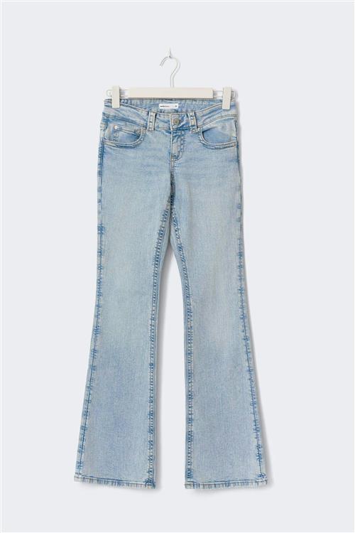 Gina Tricot - Y2k petite bootcut jeans - Flare & bootcut jeans - Blå - 34 - Dame