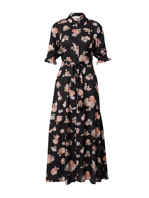 Kaffe Kjole 'Velana'  blå / lysebrun / orange / sort