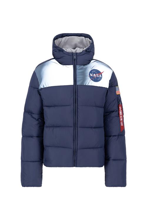 ALPHA INDUSTRIES Overgangsjakke 'HP Nasa'  navy / rød / hvid