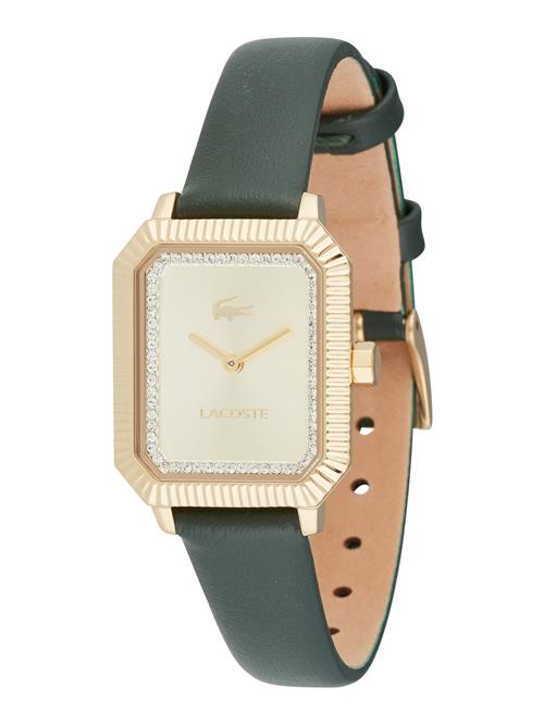 LACOSTE Analogt ur 'PARISIENNE'  guld / mørkegrøn / transparent