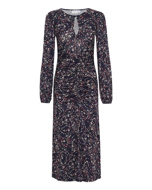 SAINT TROPEZ Kjole 'Josine'  natblå / rød / hvid