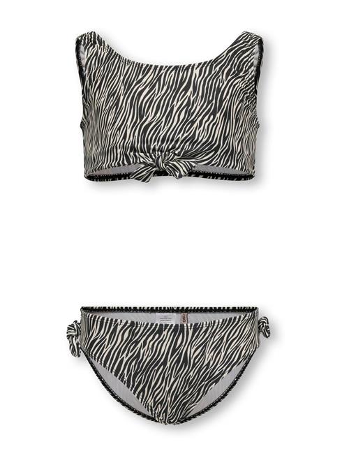 ONLY GIRLS Bikini 'KOGBEACH'  sort / hvid