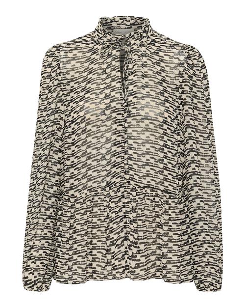 InWear Bluse 'CessieIW'  ecru / sort