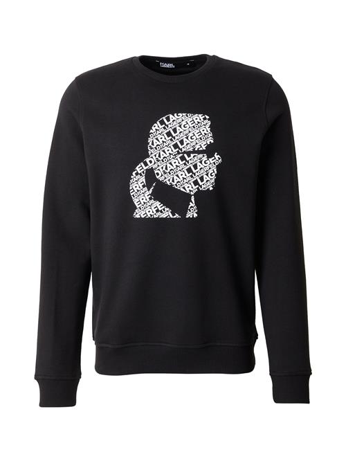 Karl Lagerfeld Sweatshirt  sort / hvid