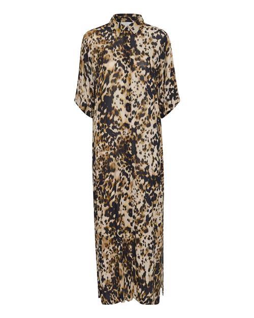 Kaffe Blusekjole 'KAthora Amber'  brun / sort