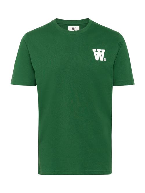 WOOD WOOD Bluser & t-shirts 'WWAce'  grøn / hvid
