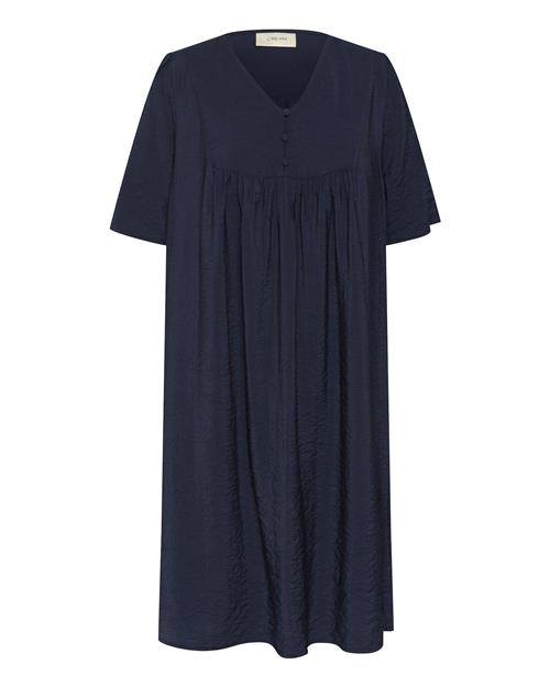 Cream Kjole 'Elora'  navy