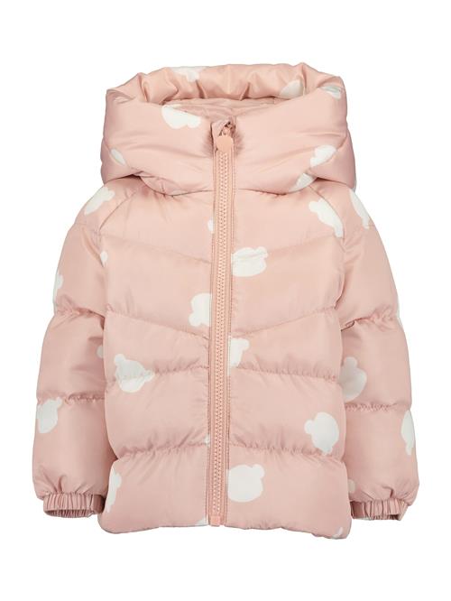 BLUE SEVEN Vinterjakke  lyserød / hvid