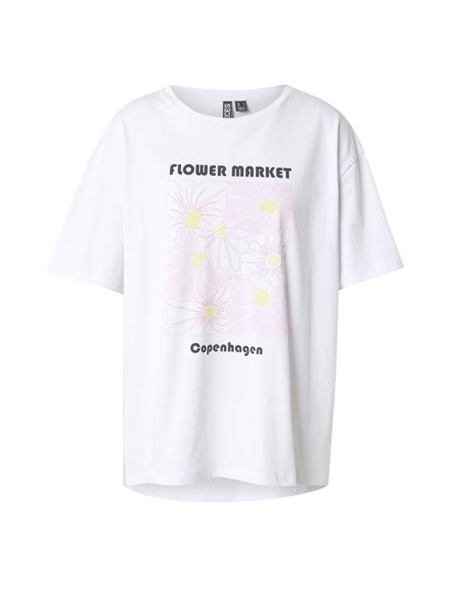 PIECES Shirts 'PCEXPRESS'  gul / lyserød / sort / hvid