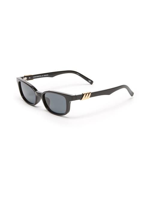 LE SPECS Solbriller 'CONFIDENTIAL'  guld / sort