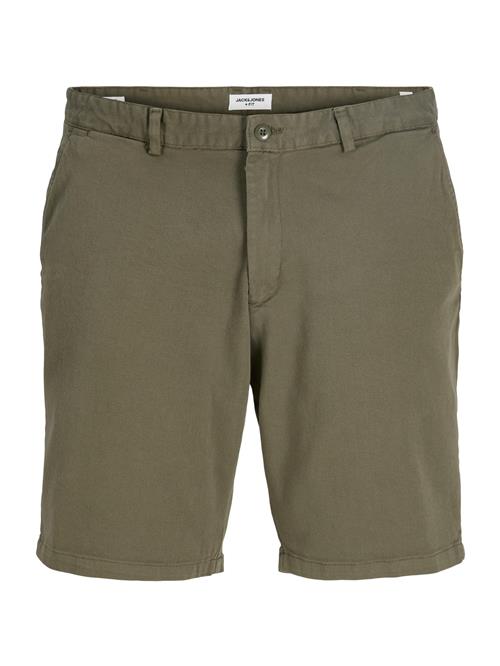 Jack & Jones Plus Lærredsbukser 'JPSTCHRIS'  oliven