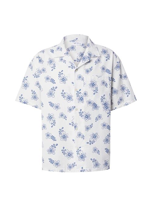 GAP Skjorte  royalblå / hvid