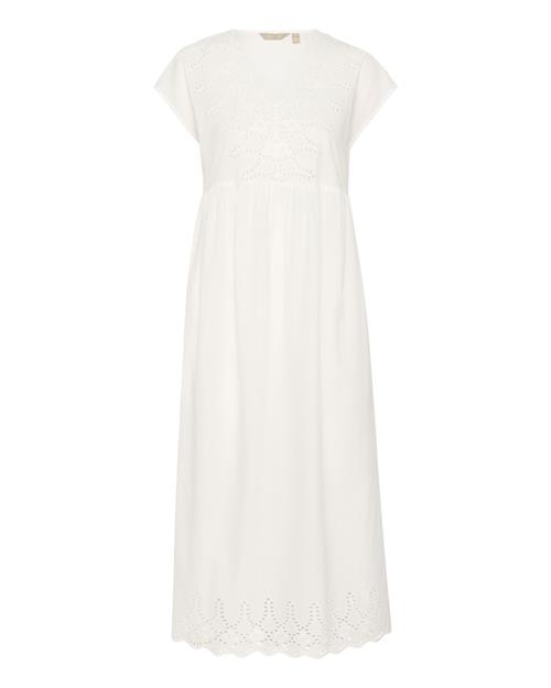 CULTURE Kjole 'Hawaii'  hvid