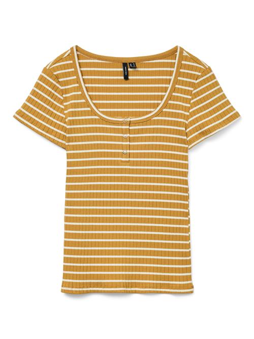 VERO MODA Shirts 'VMSEA'  gylden gul / hvid