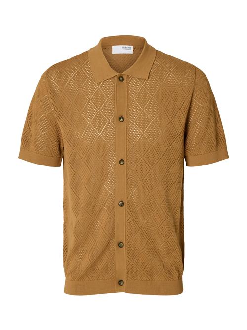 SELECTED Cardigan 'SLHARCO'  cognac