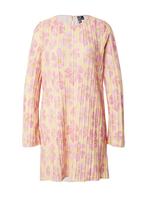 PIECES Kjole 'PCAmber'  sennep / pastelgul / lyserød / lys pink