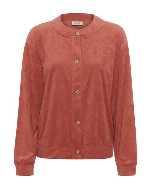 Cream Sweatjakke  kastaniebrun