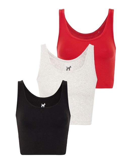 Williot Overdel  lysegrå / rød / sort